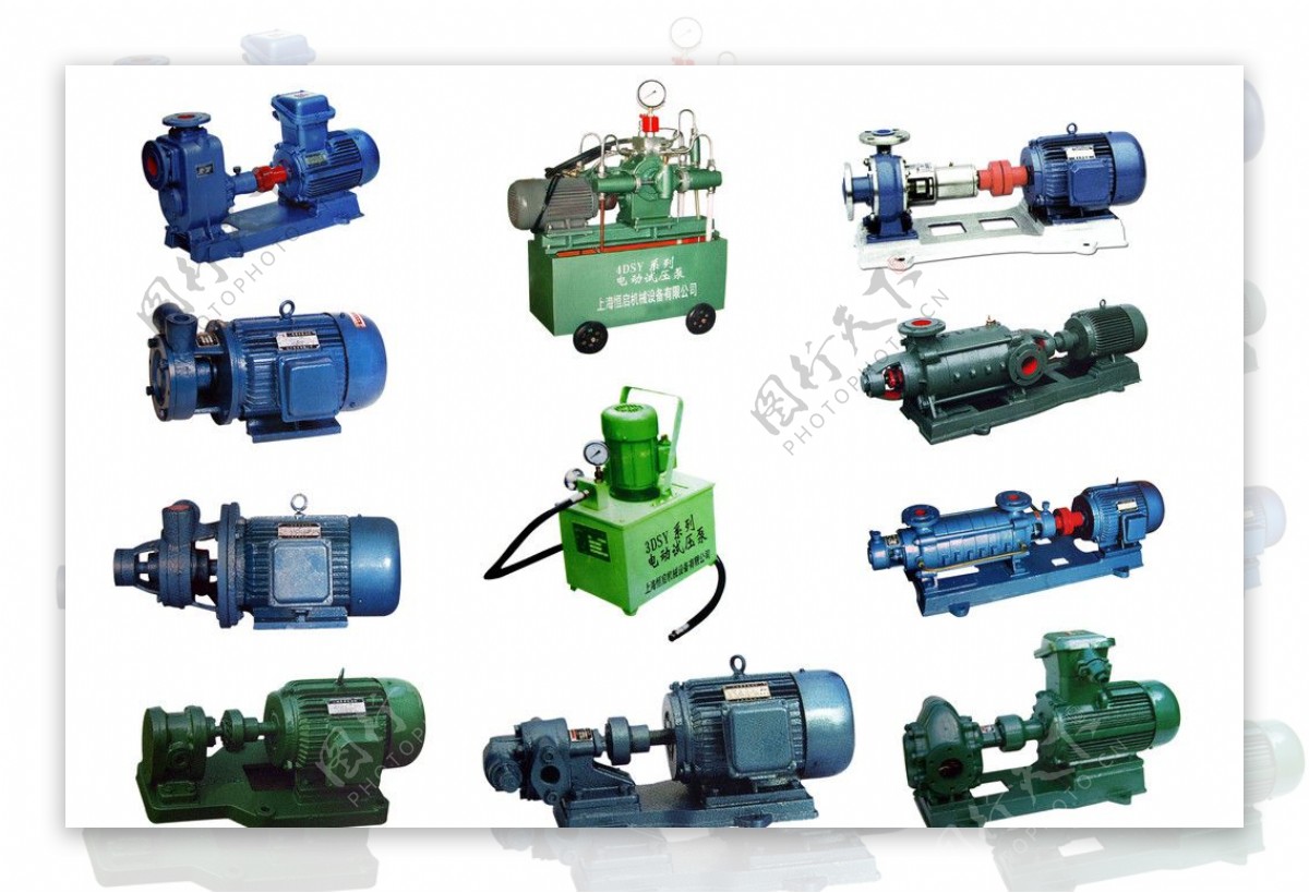 各种水电泵分层图片