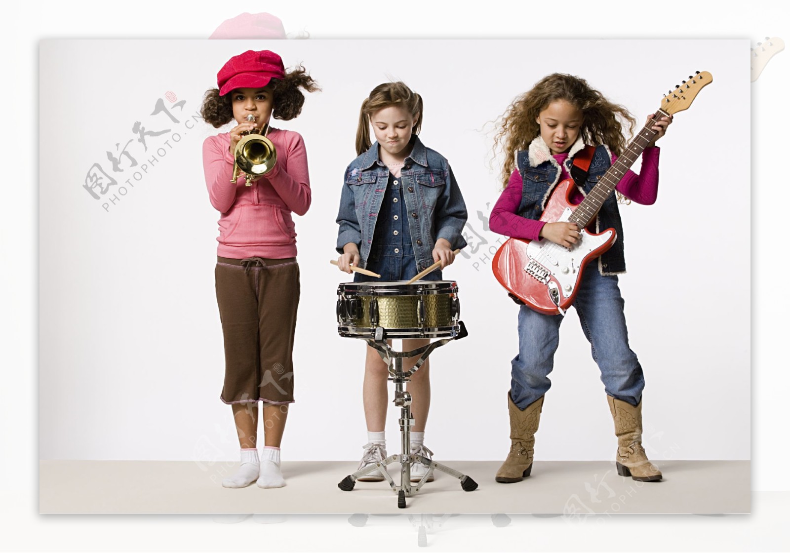 小学生儿童乐队图片