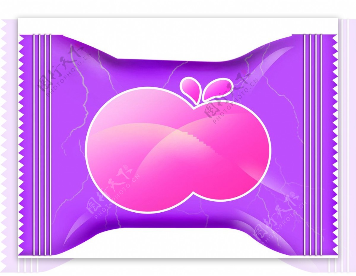 紫色包装喷绘效果图图片