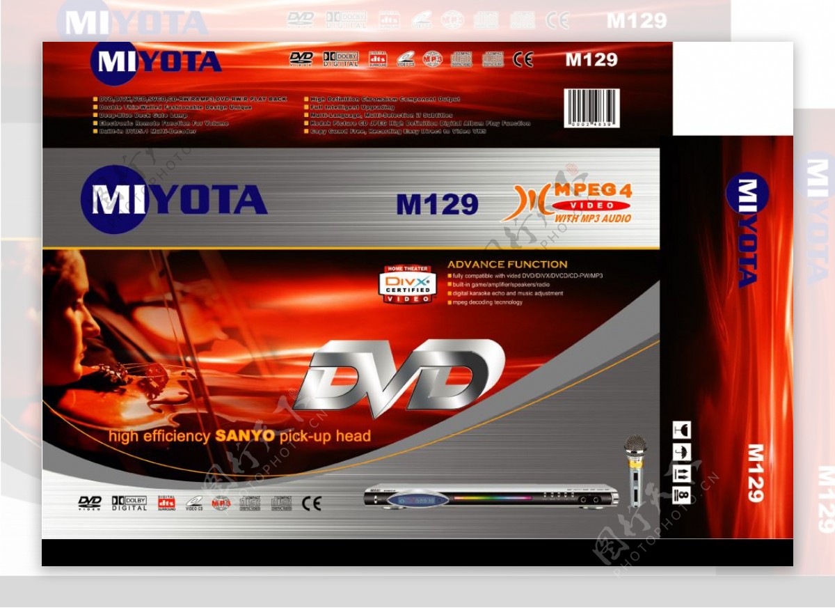 电子科技DVD包装1图片