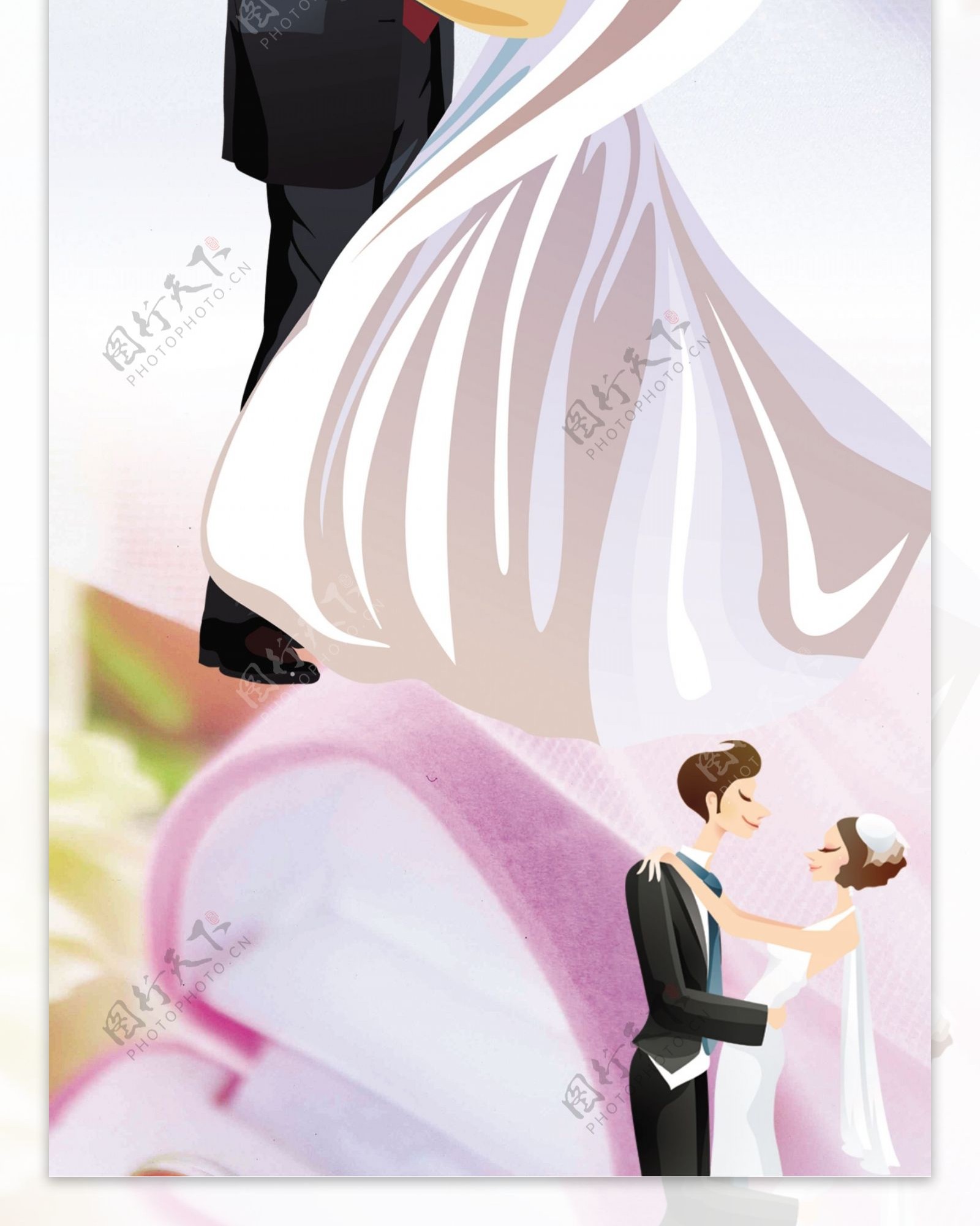 结婚海报图片
