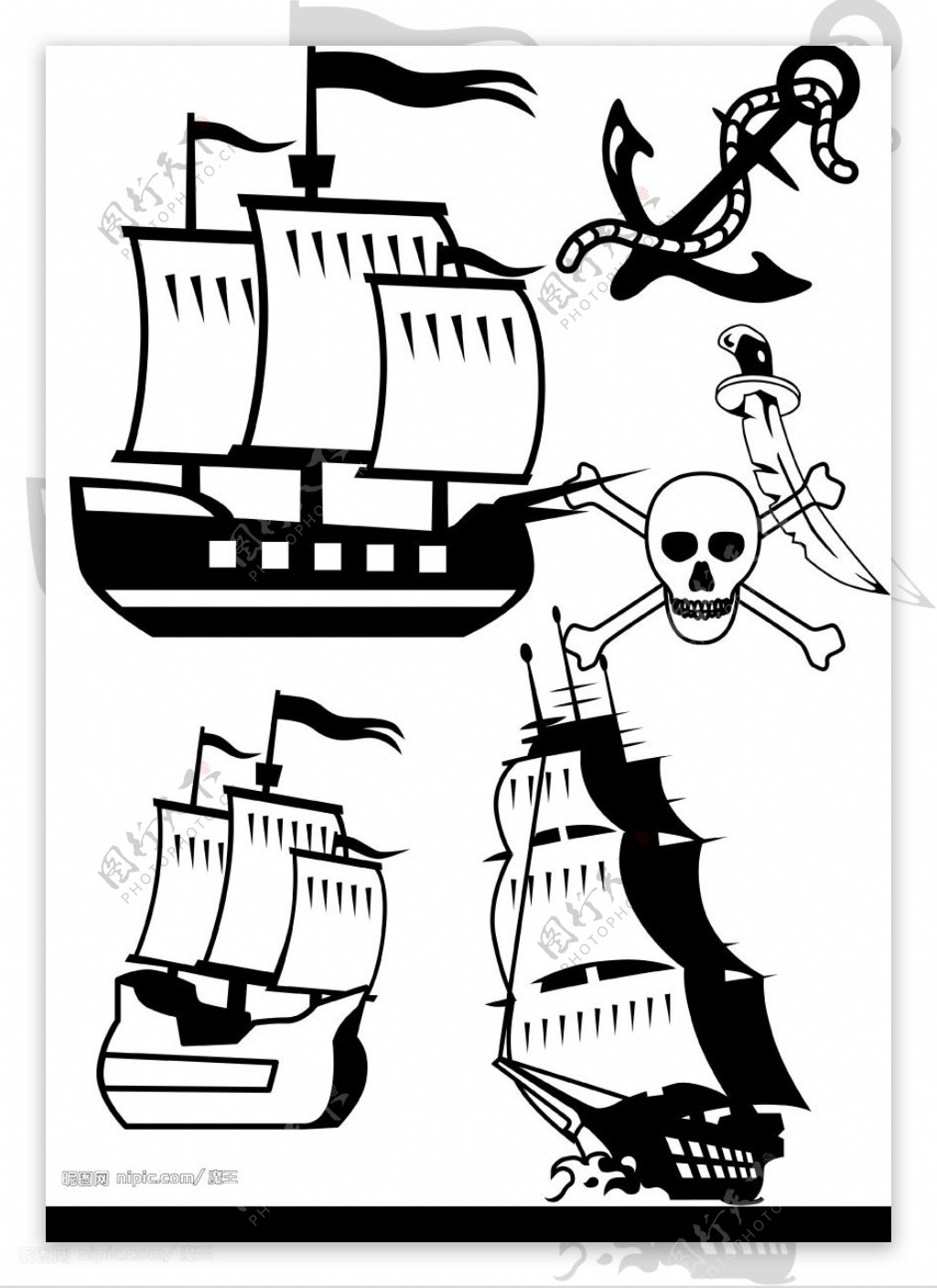 海盗船图片
