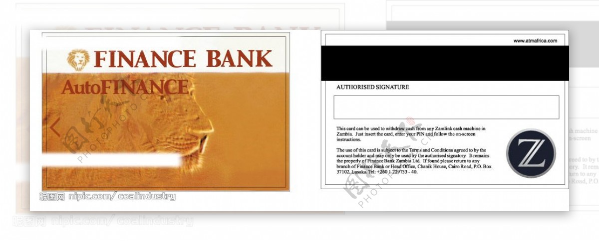 国外银行卡图片