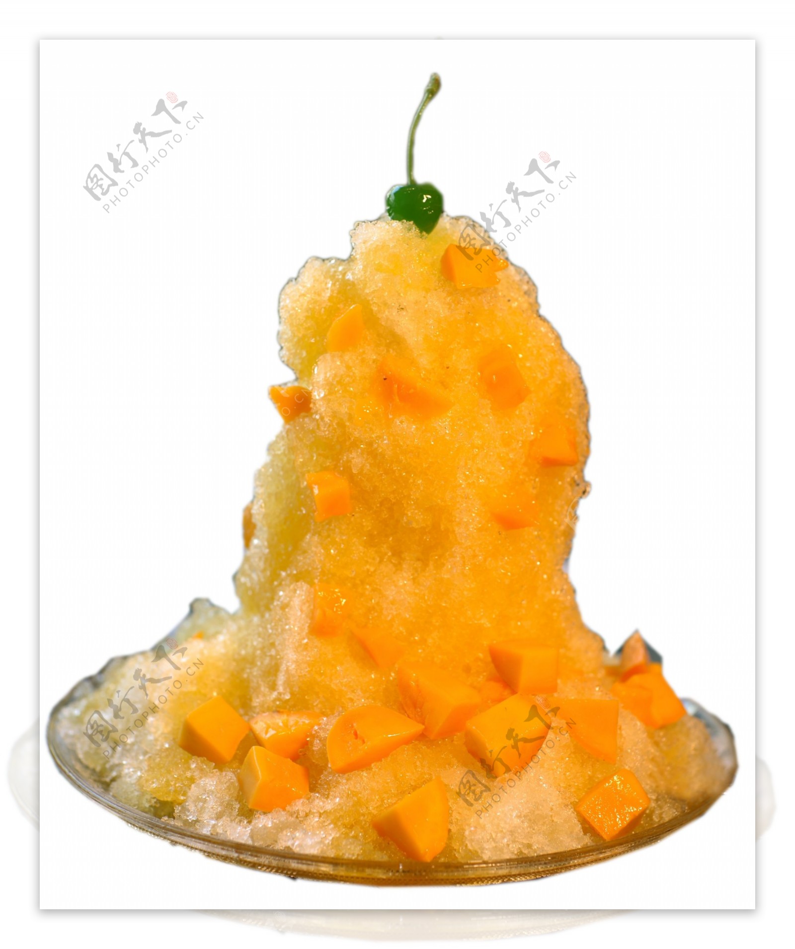 芒果刨冰PSD分层素材图片