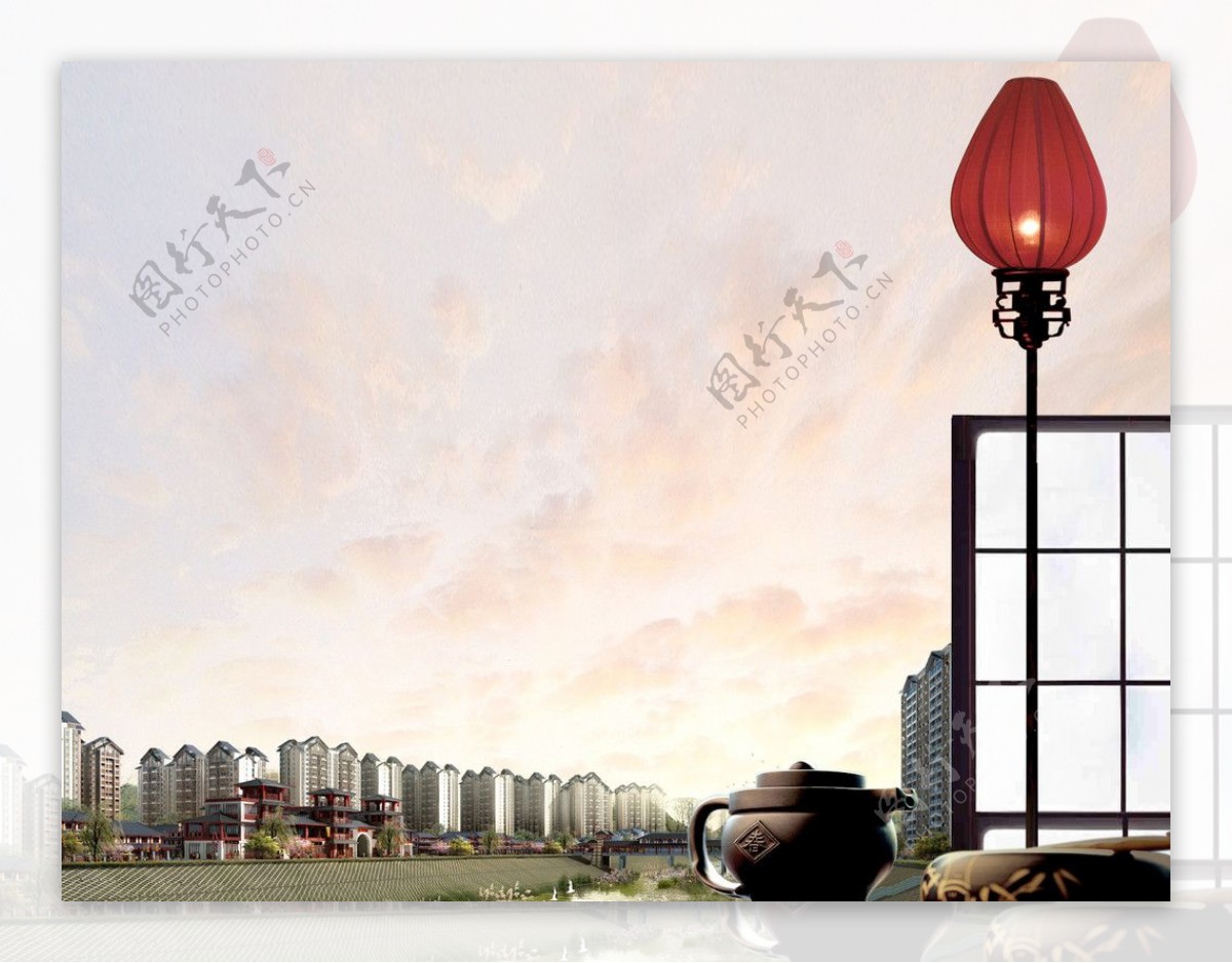 中国风房地产广告图片