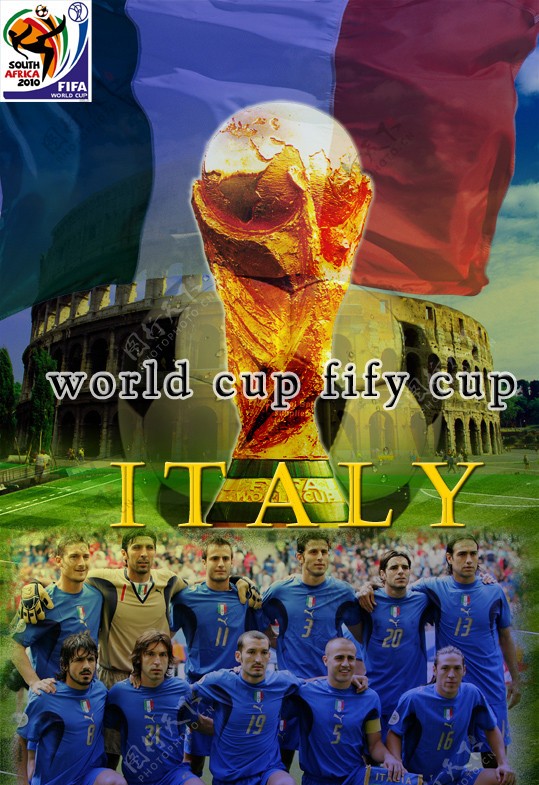 世界杯意大利宣传海报图片