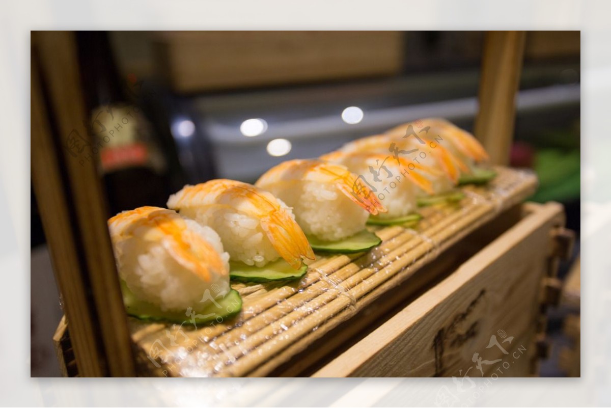 甜虾寿司图片素材-编号15589686-图行天下