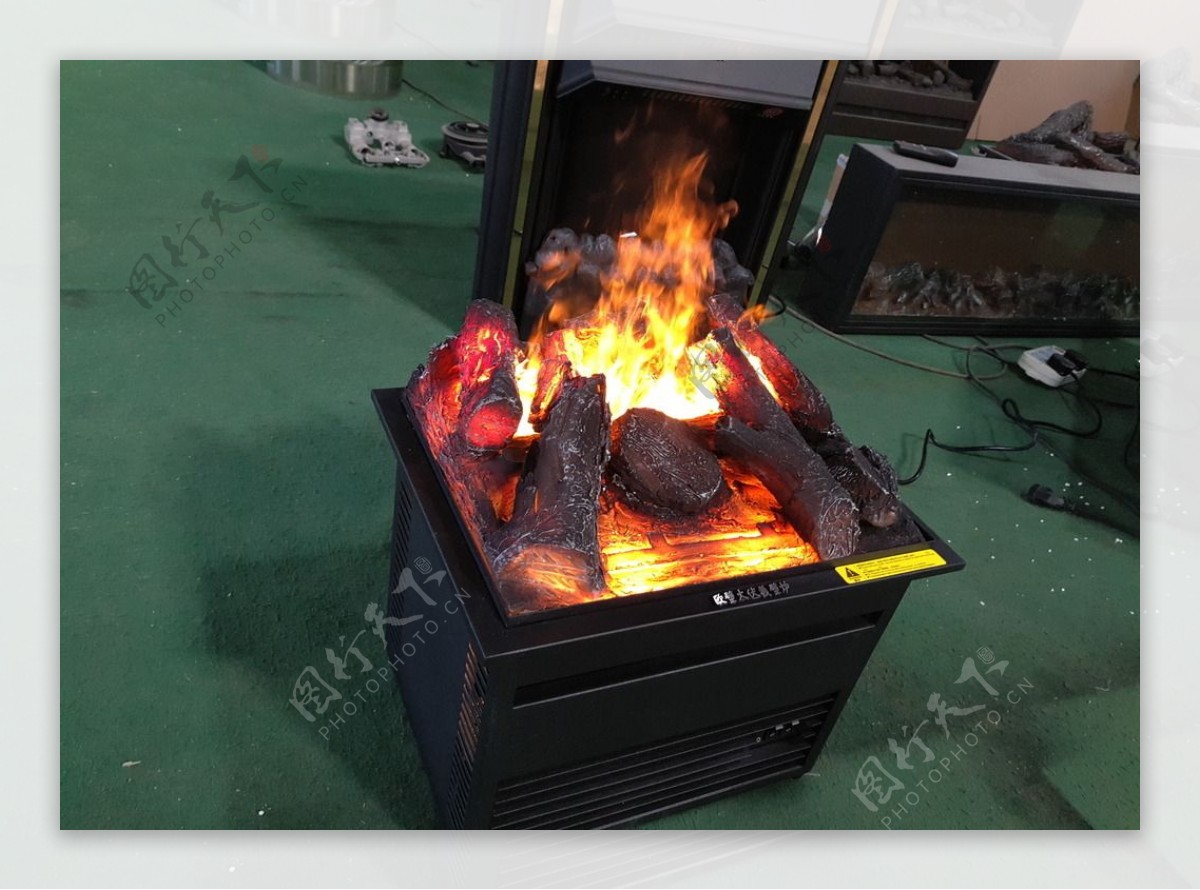 玫瑰园3D电壁炉取暖器