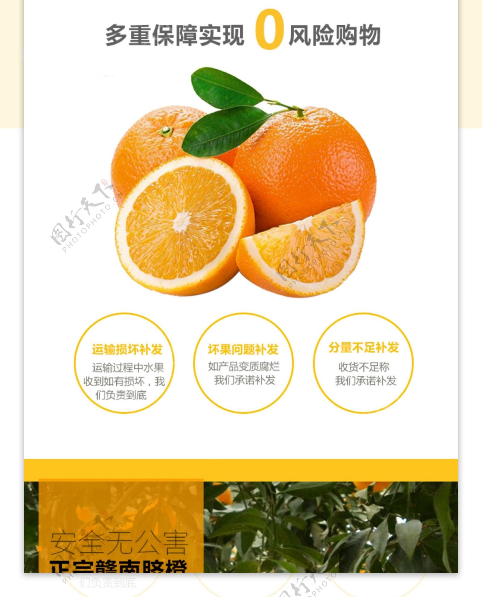 橙子详情页