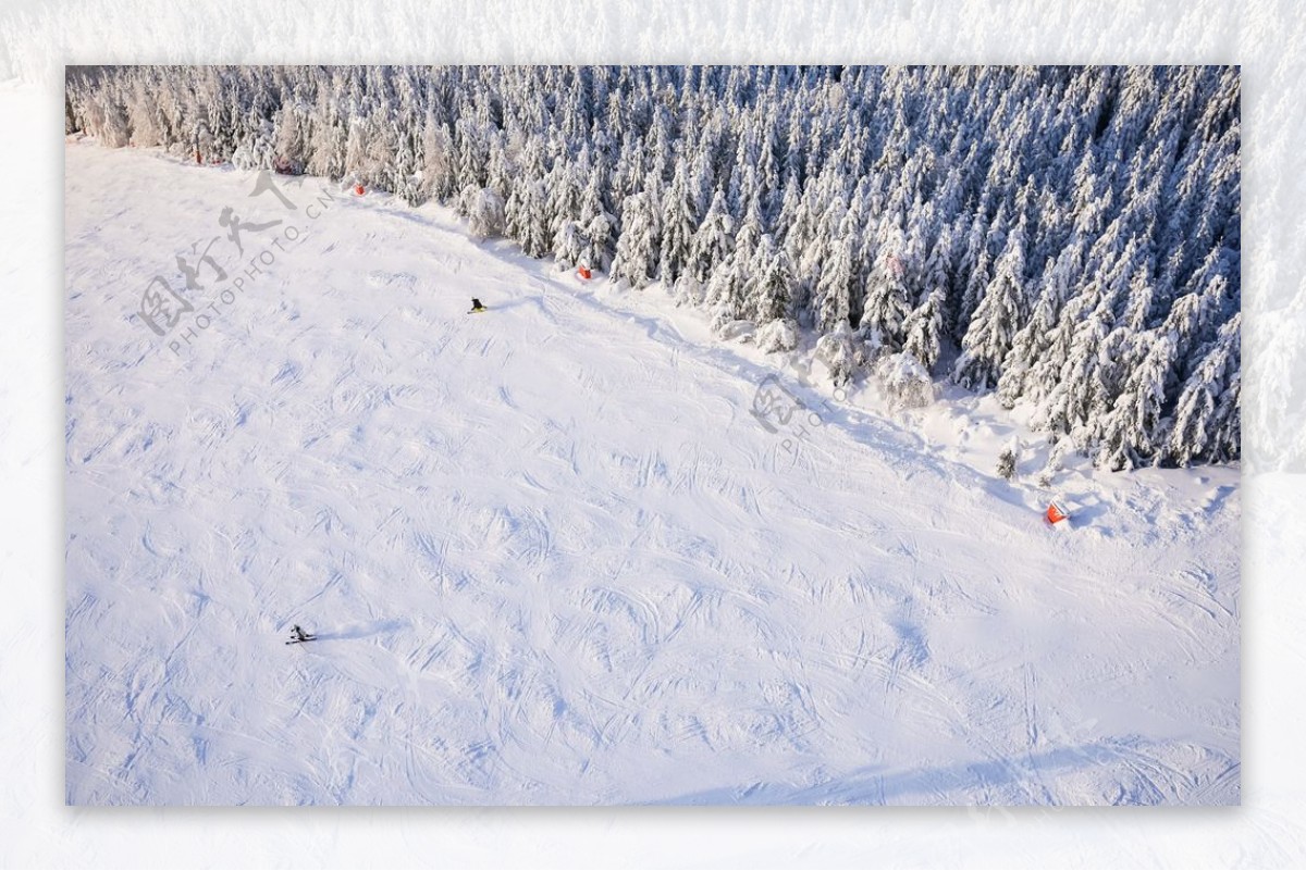 冬天滑雪场