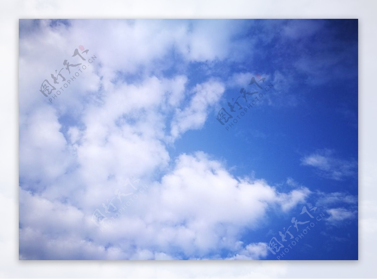 蓝天白云摄影