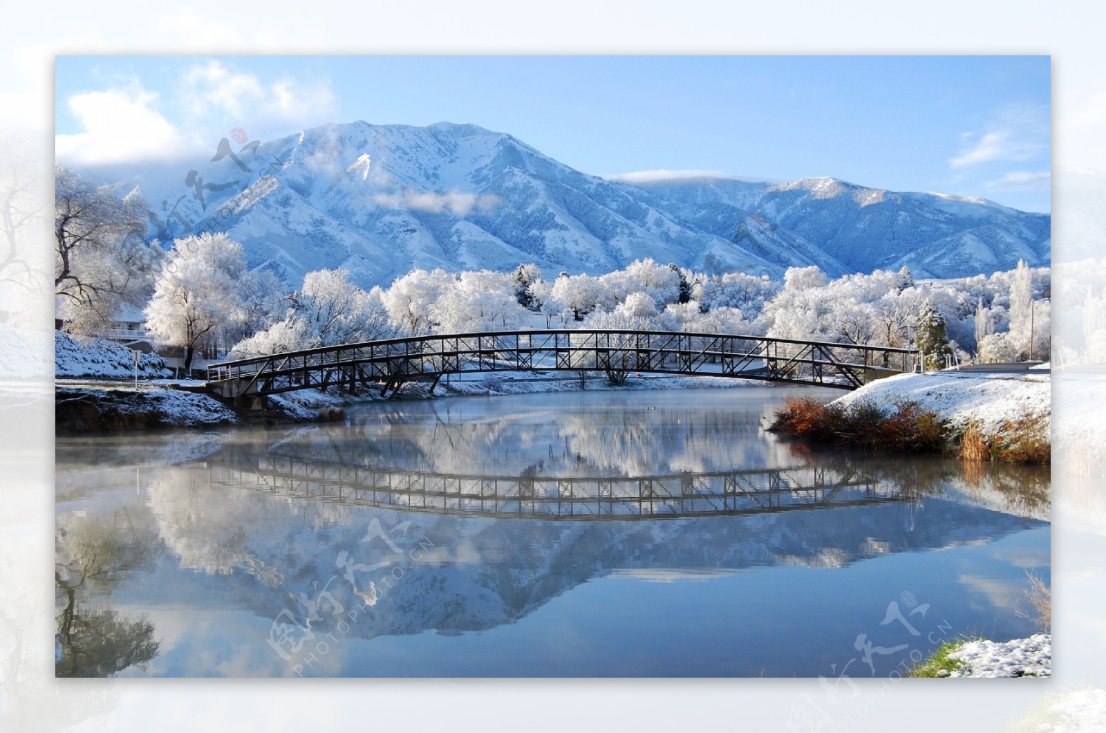 雪和桥