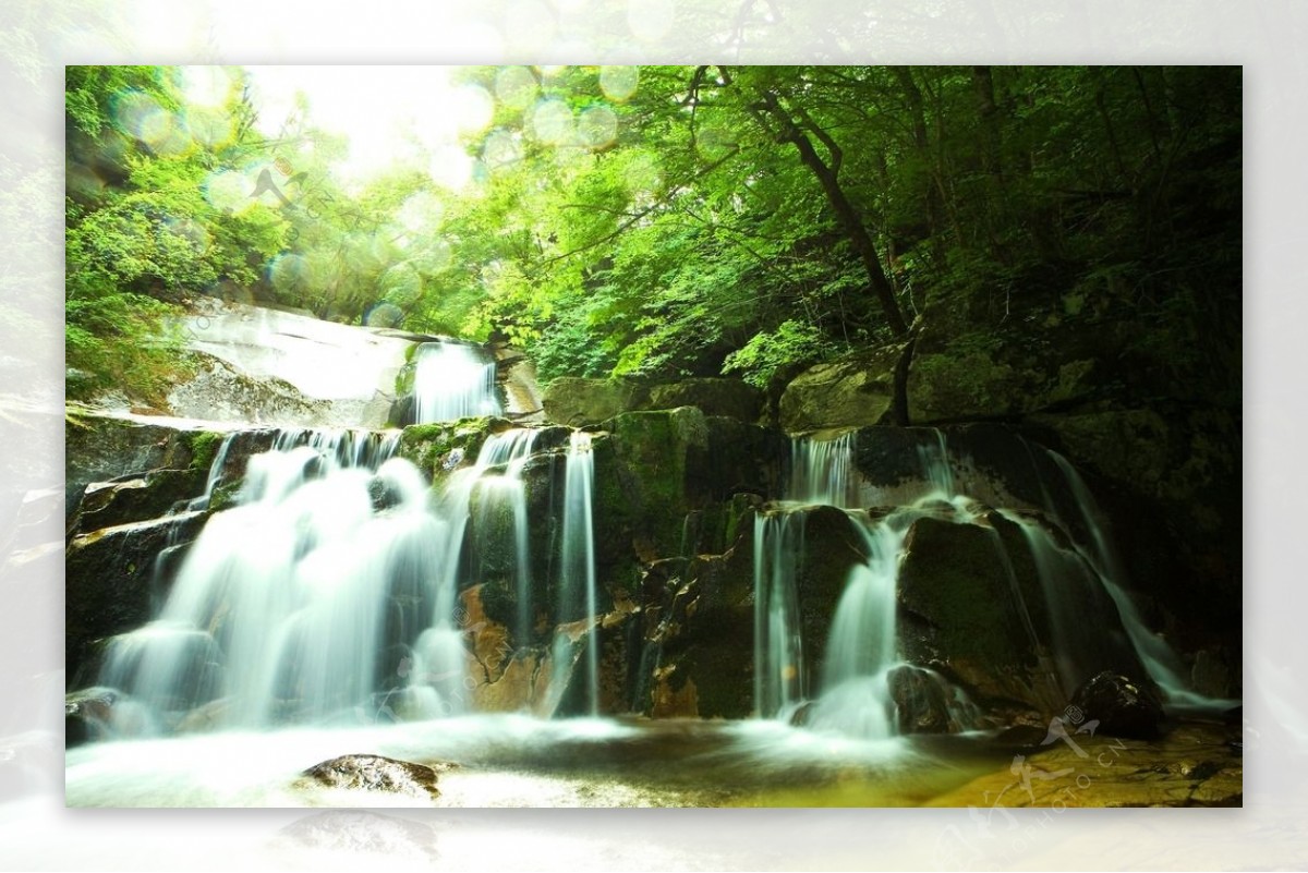 春天山水风景