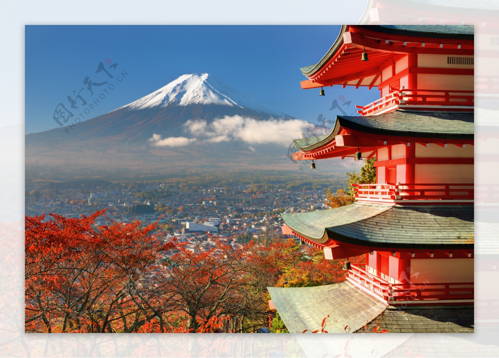 日本富士山风景