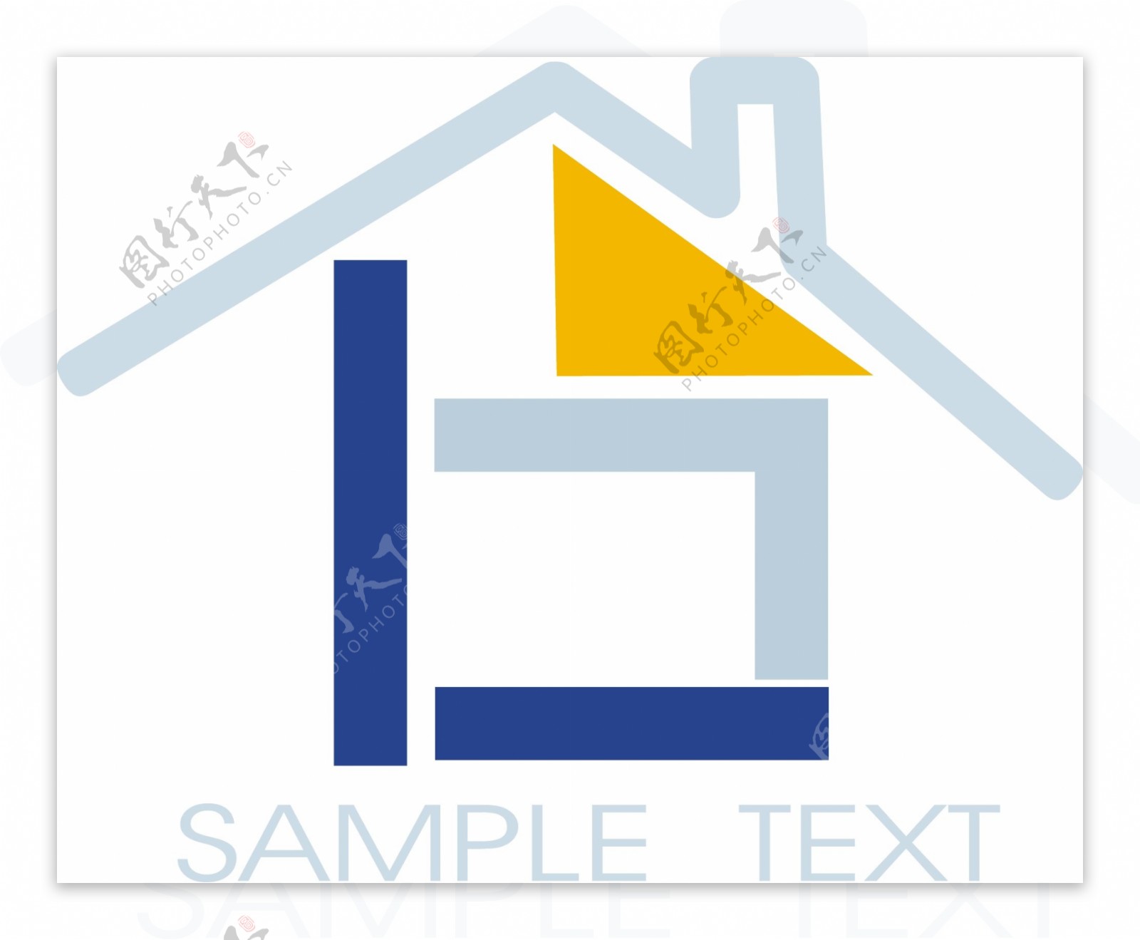 房子logo