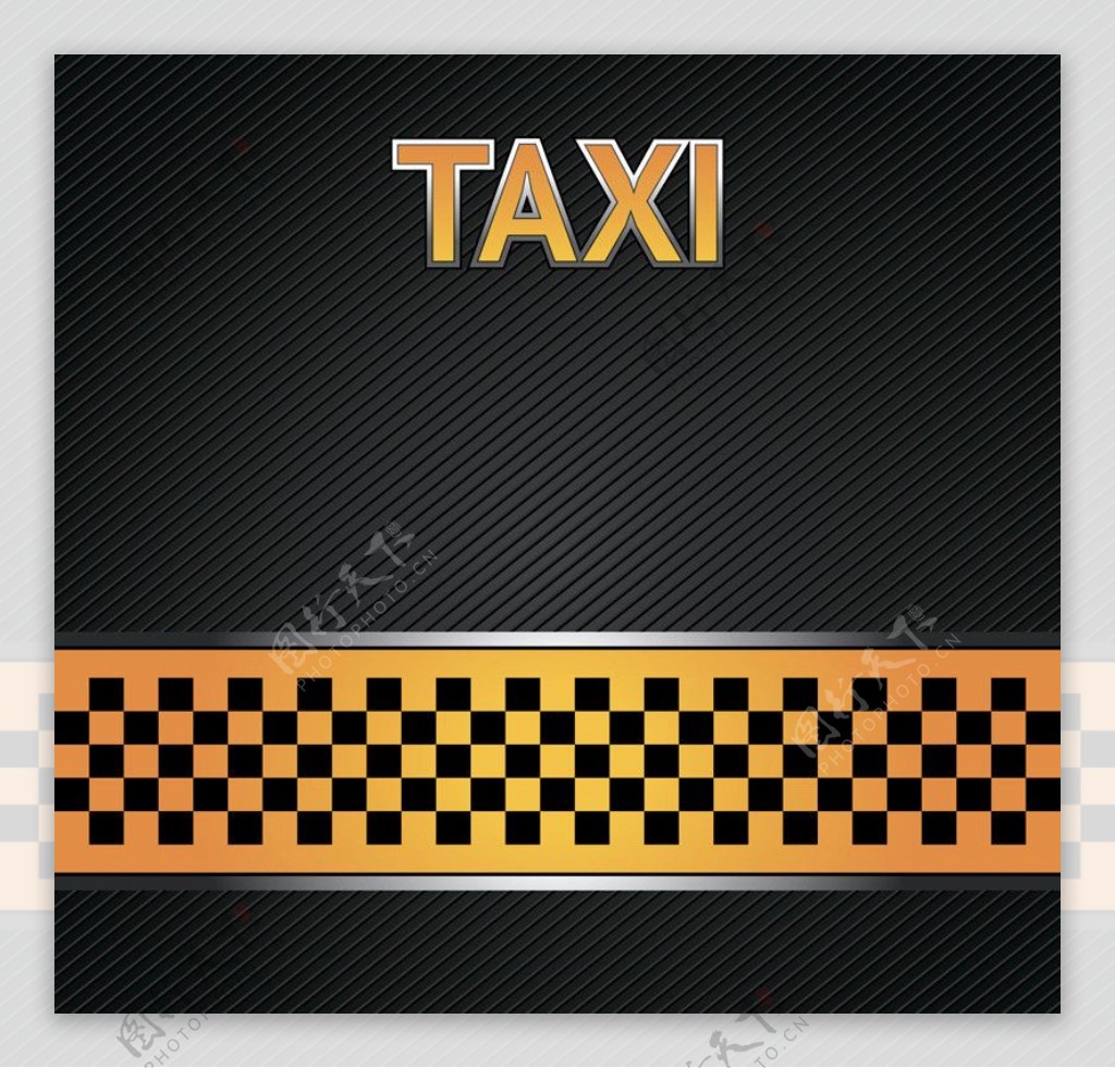 出租车taxi标志