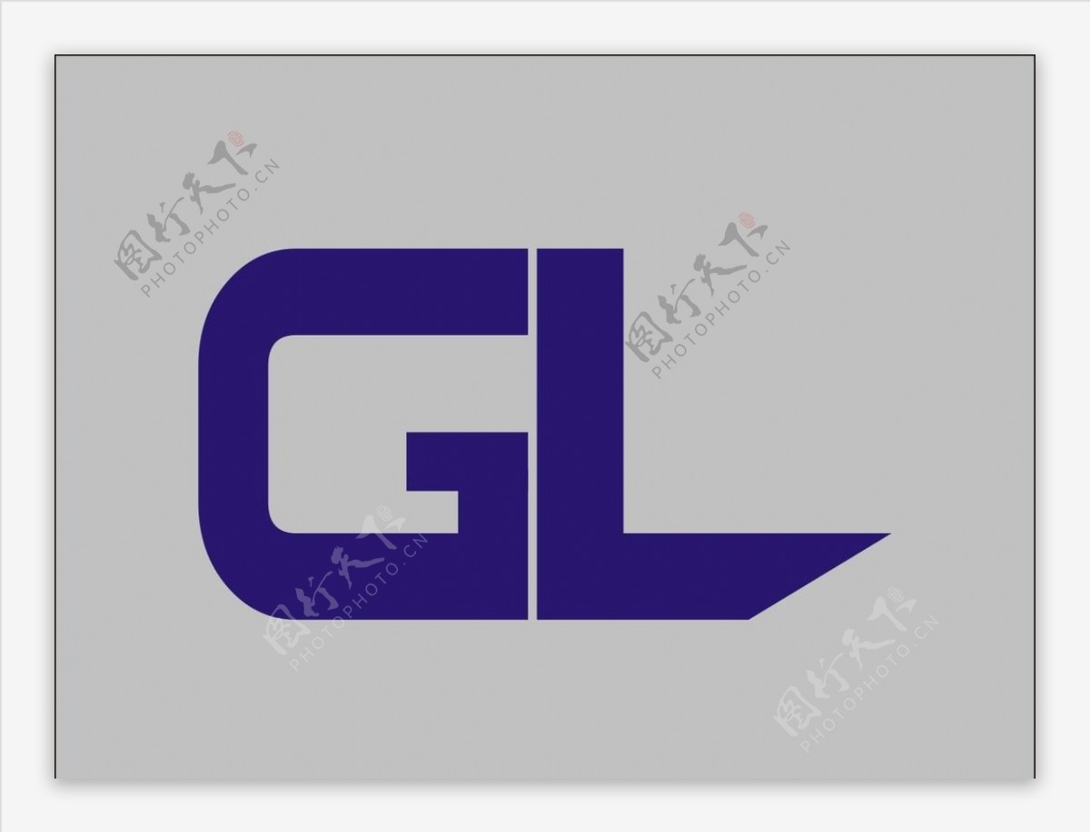 GL字体设计logo