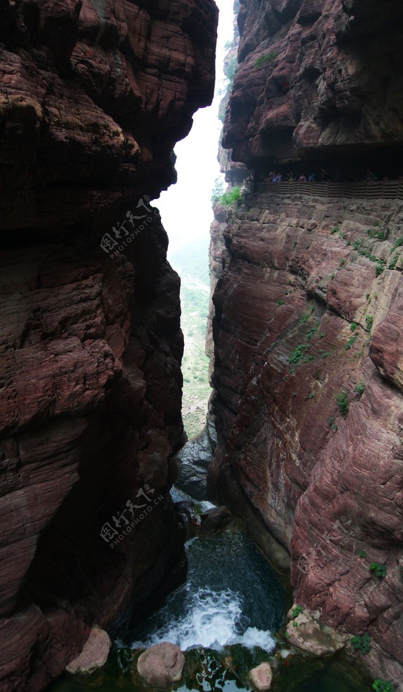 云台山红石峡一线天