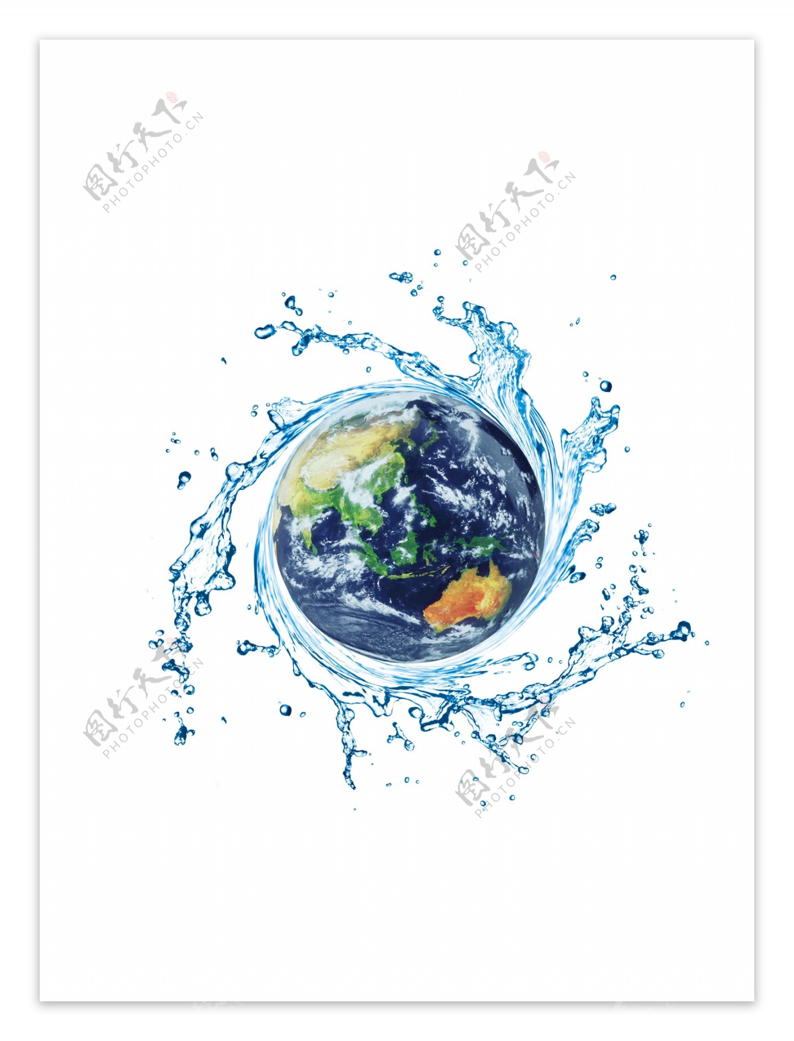 水地球