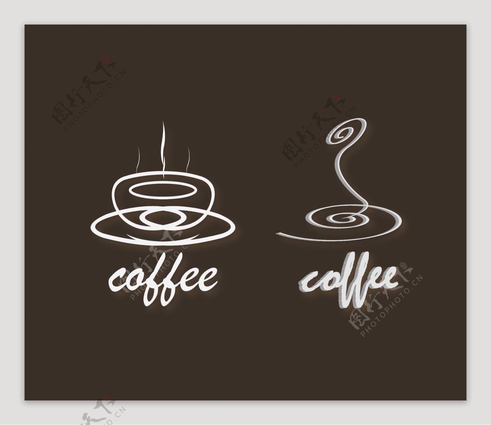 咖啡标志标识设计