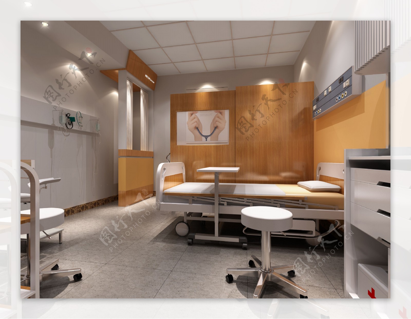 病房室内装饰设计医疗空间设计