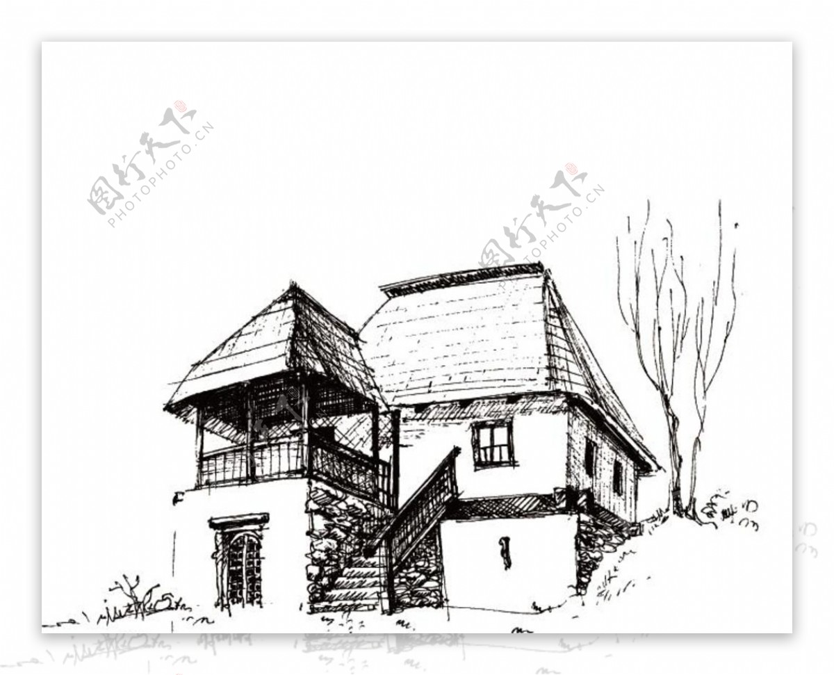 素描房子
