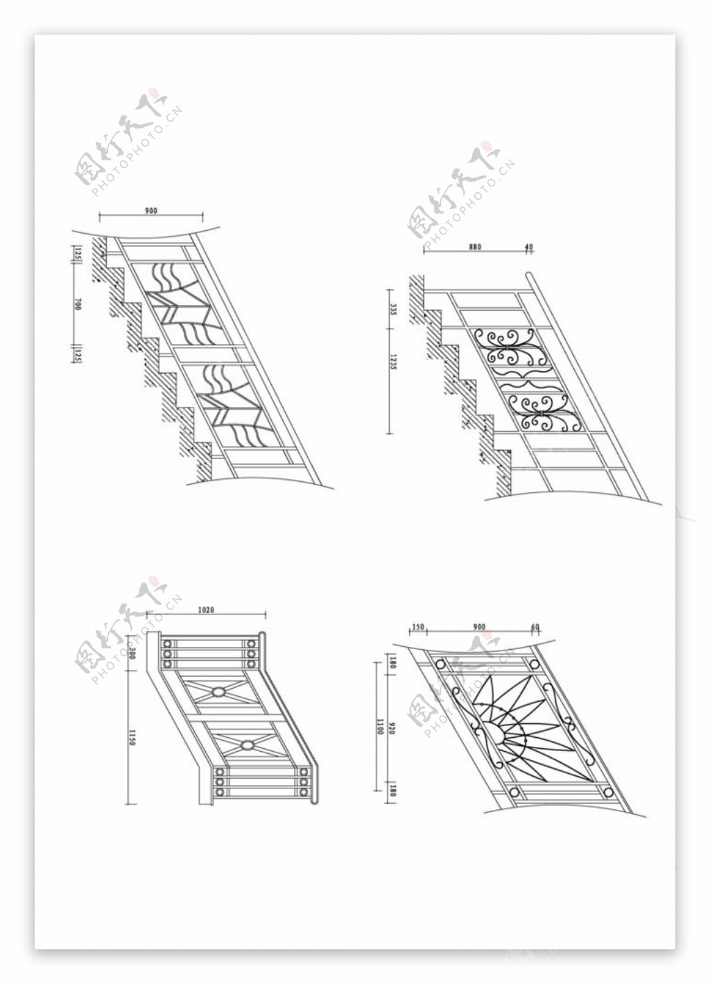 楼梯CAD图纸