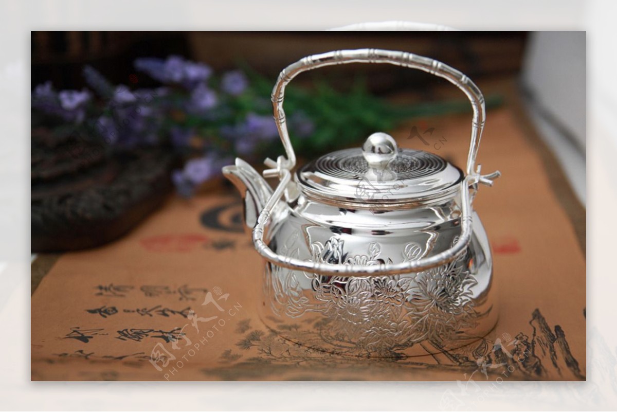 银水壶纯银茶壶酒壶纯银茶具