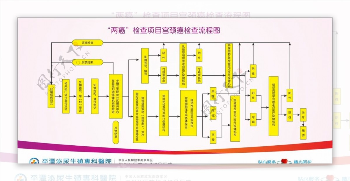 两癌检查流程图