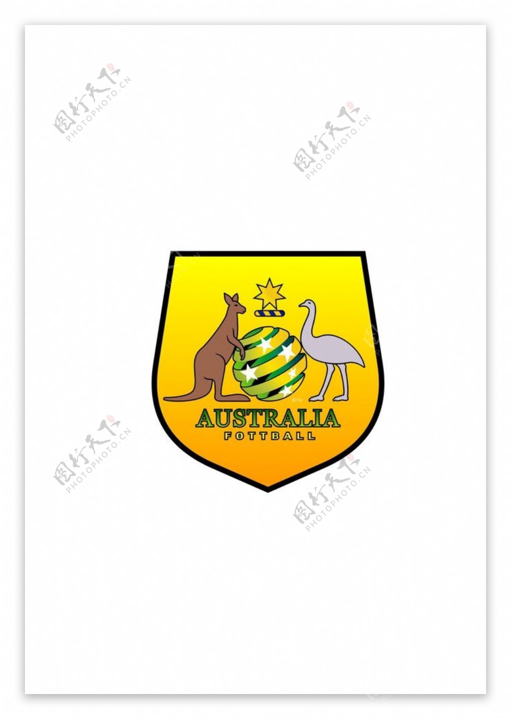 世界部分国家足球队队徽之澳大利亚