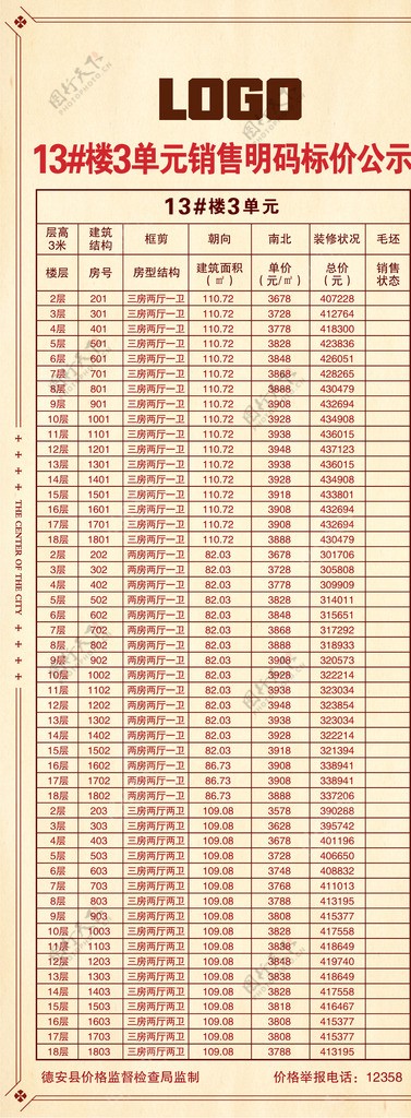 地产公示