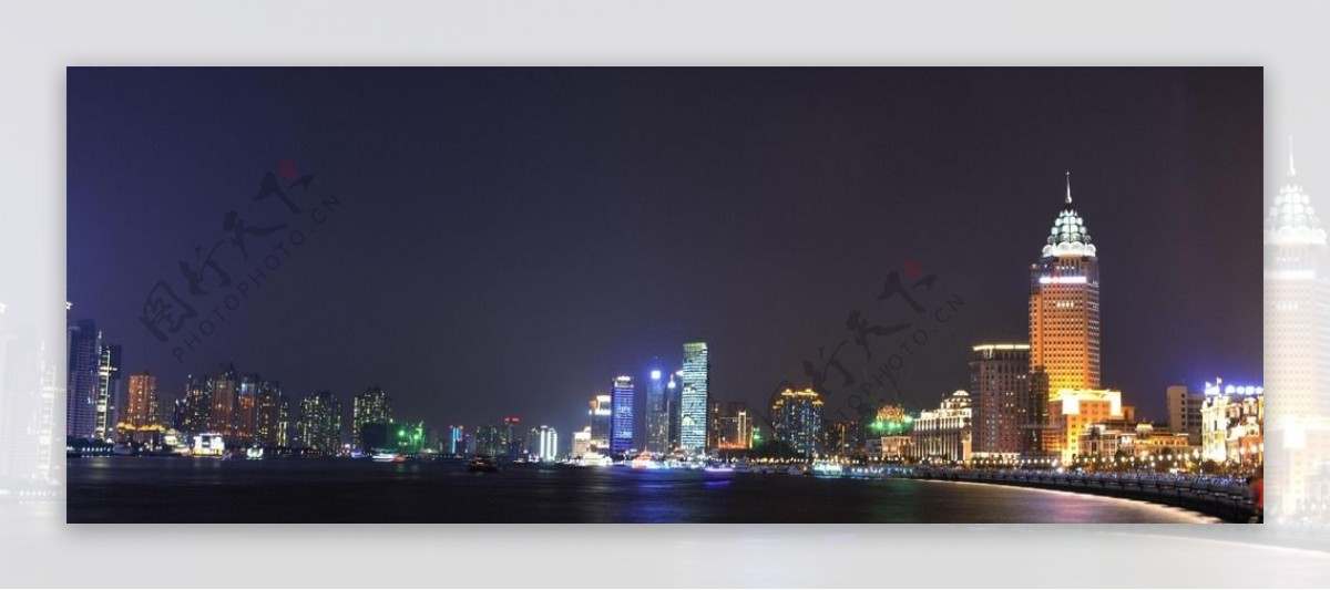 上海浦江两岸夜景