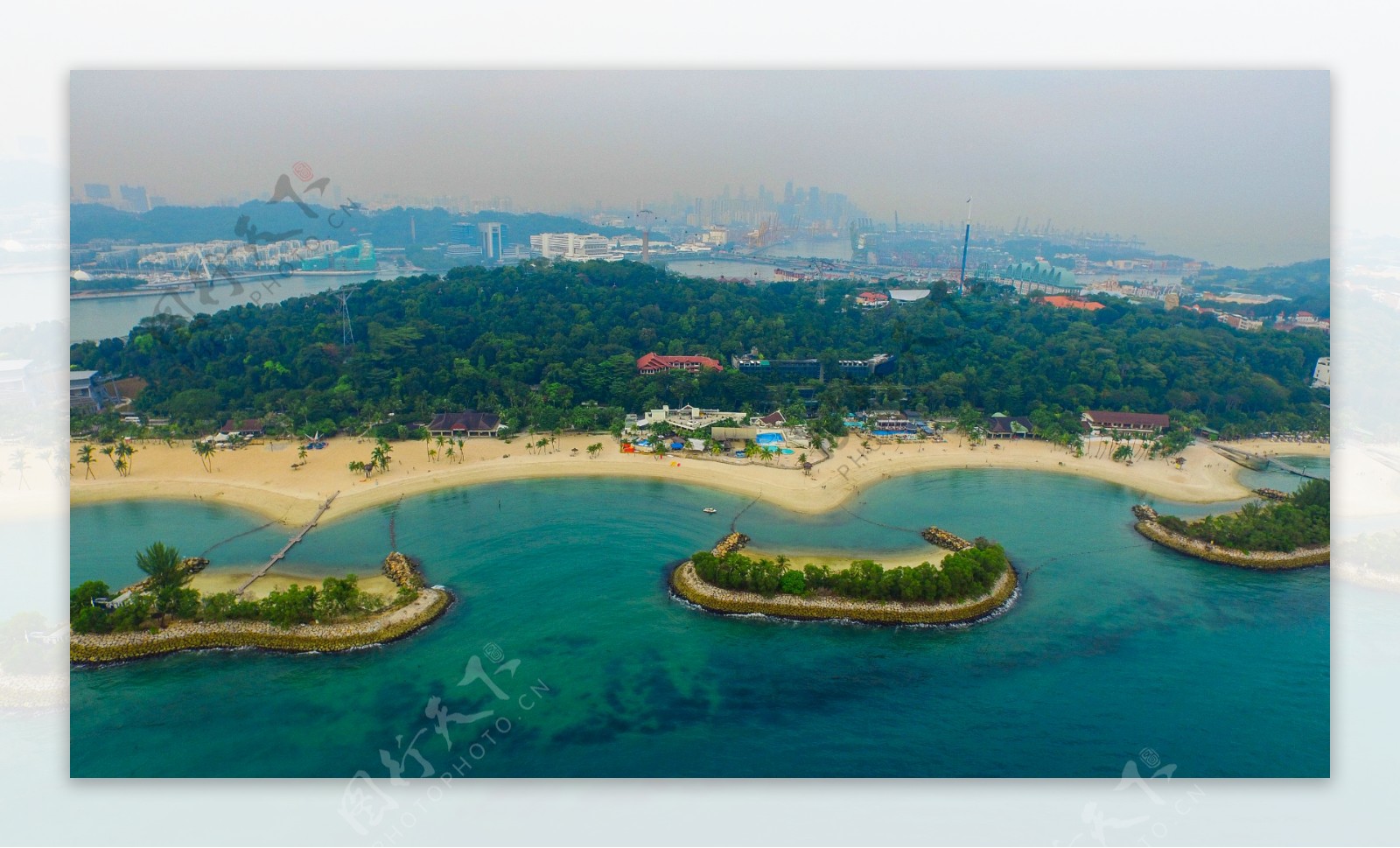 漂亮的新加坡海景
