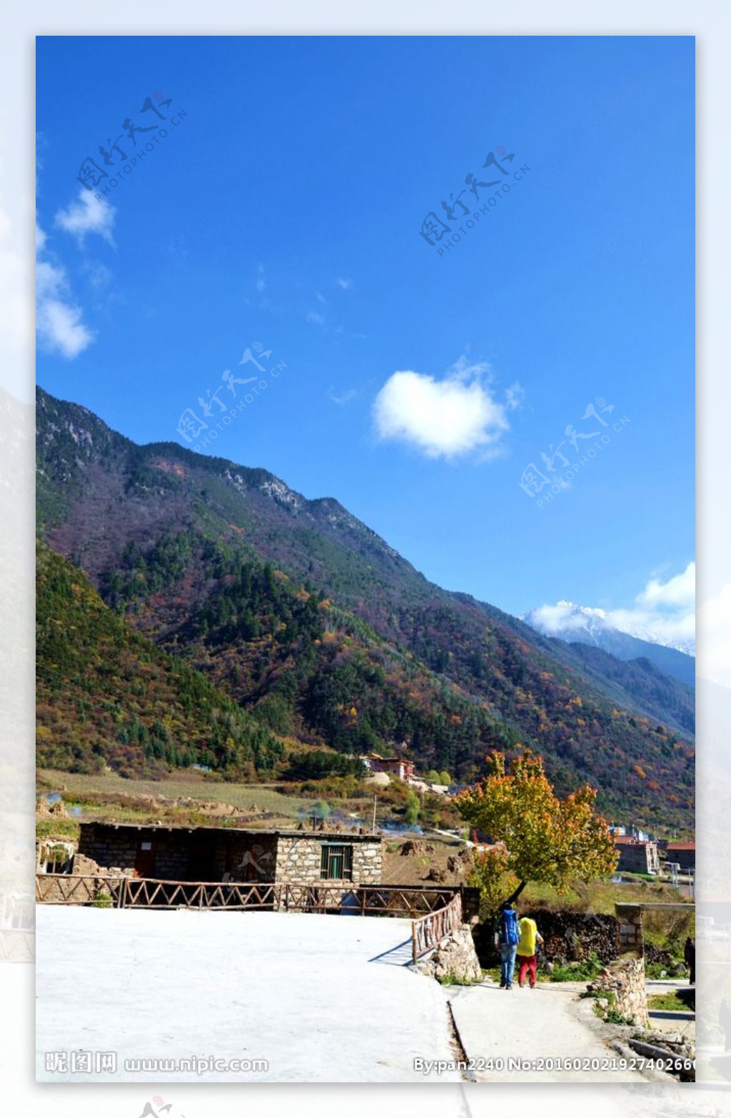 高原雪山