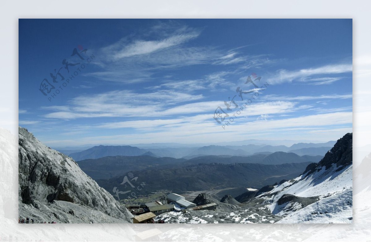玉龙雪山全景图