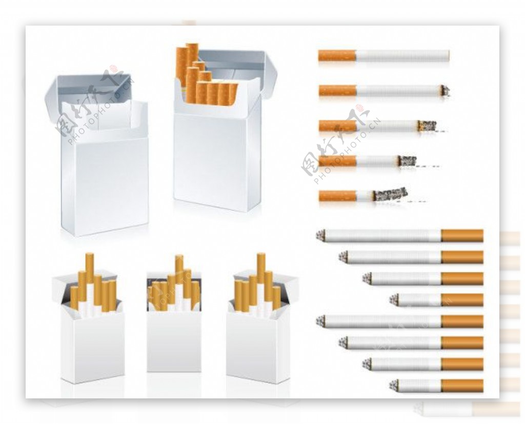 香烟矢量素材