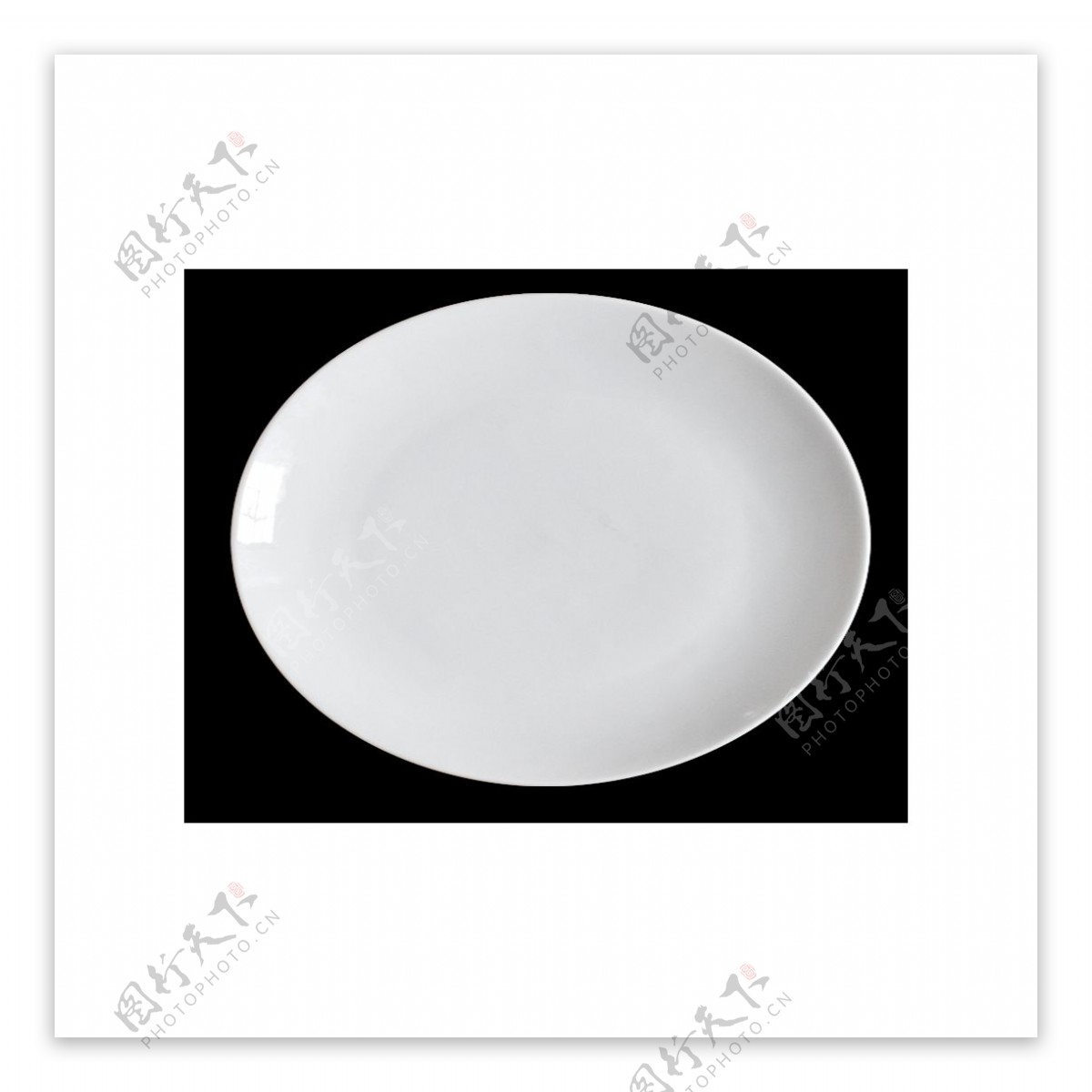 白色盘子装饰品元素