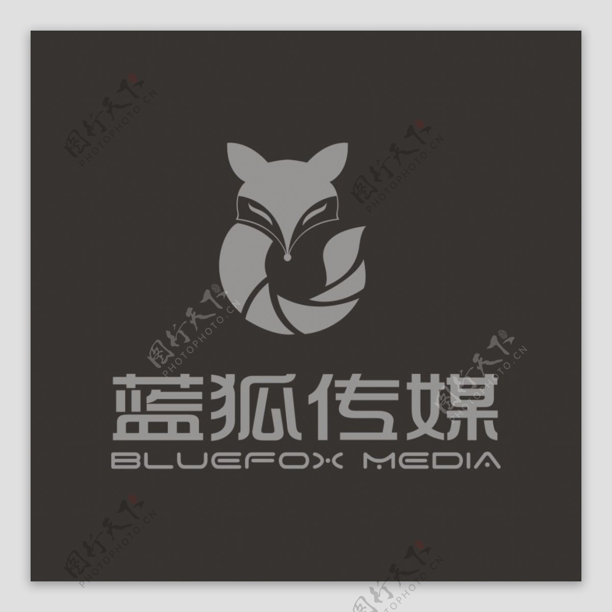 江苏蓝狐传媒logo标志设计