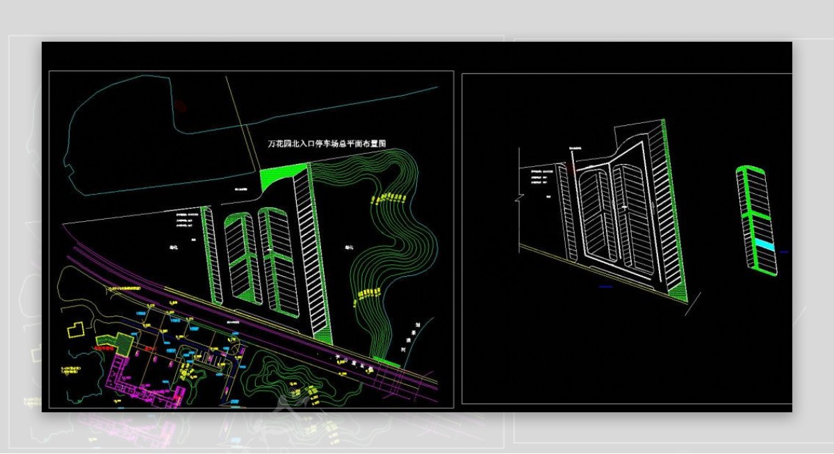 停车场CAD图纸