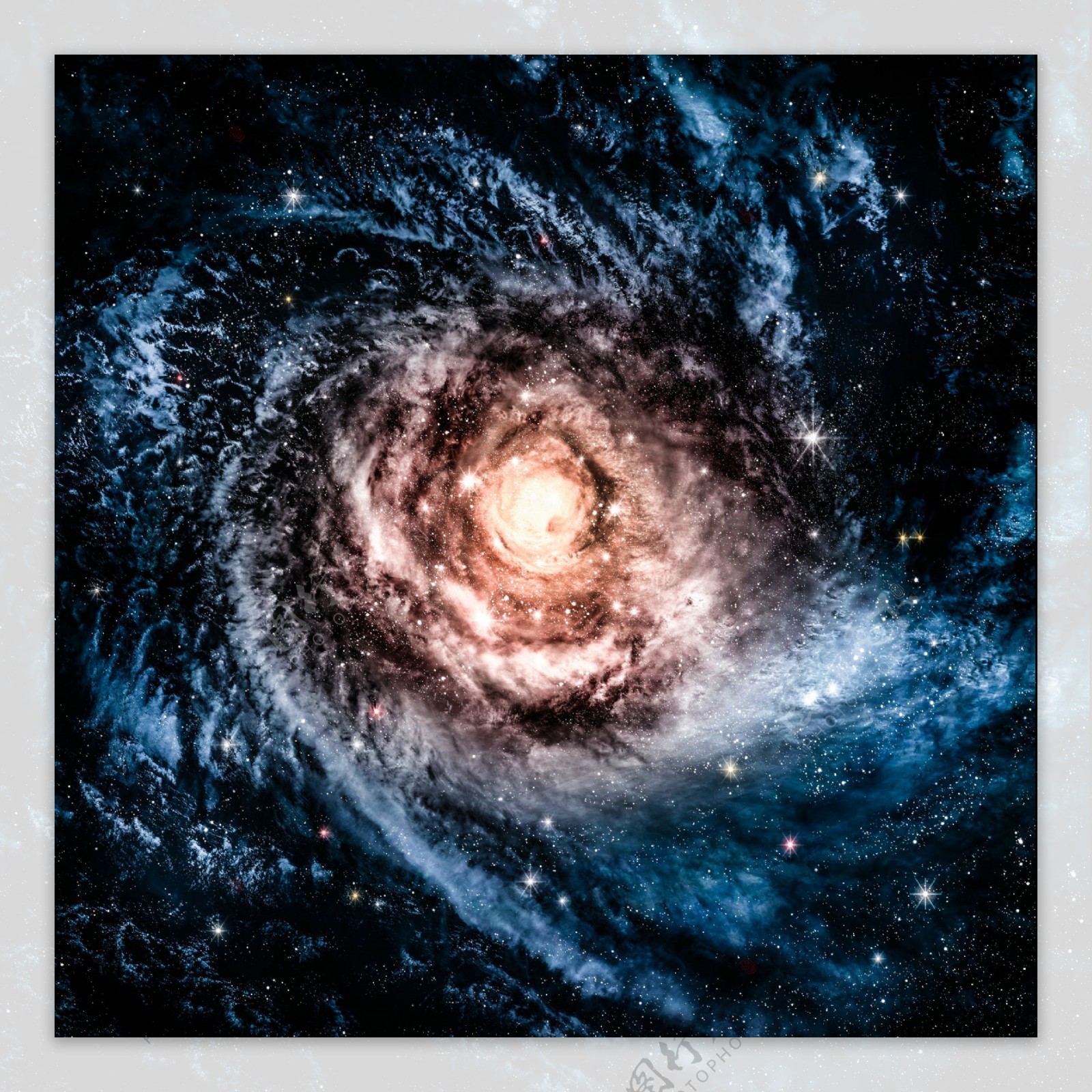 涡锅银河系图片