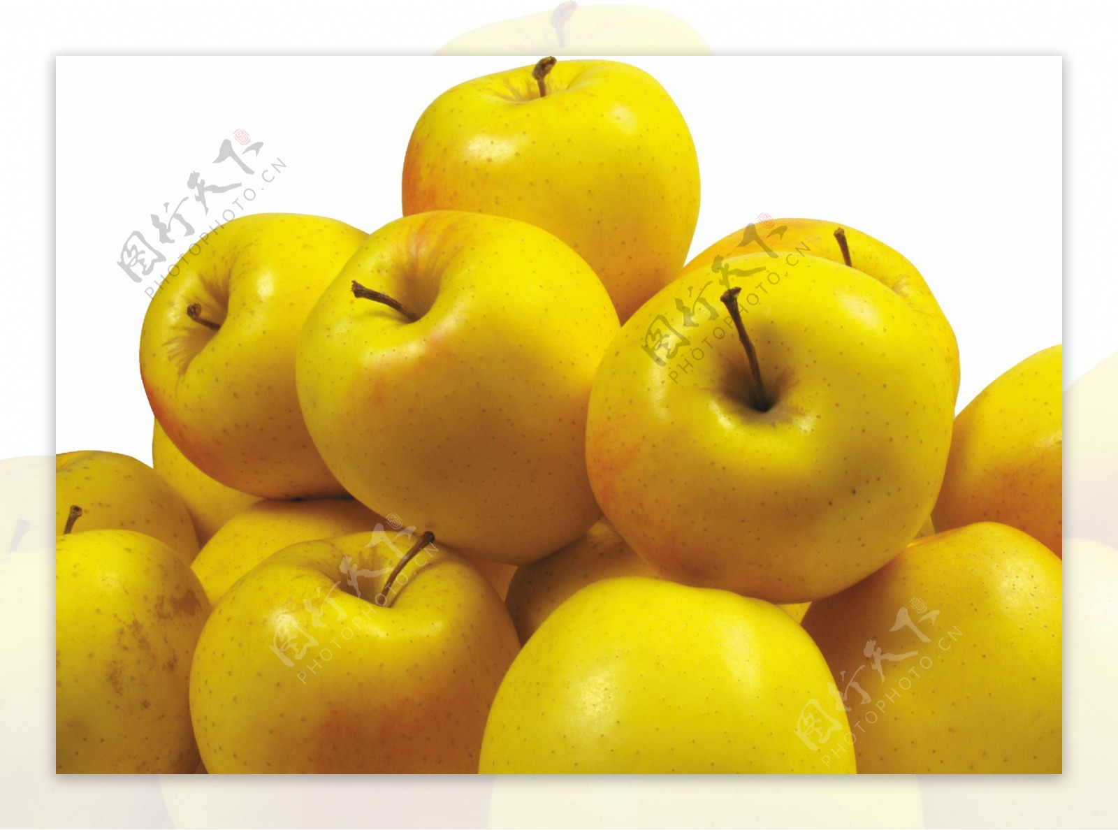 黄色苹果图片免抠png透明图层素材