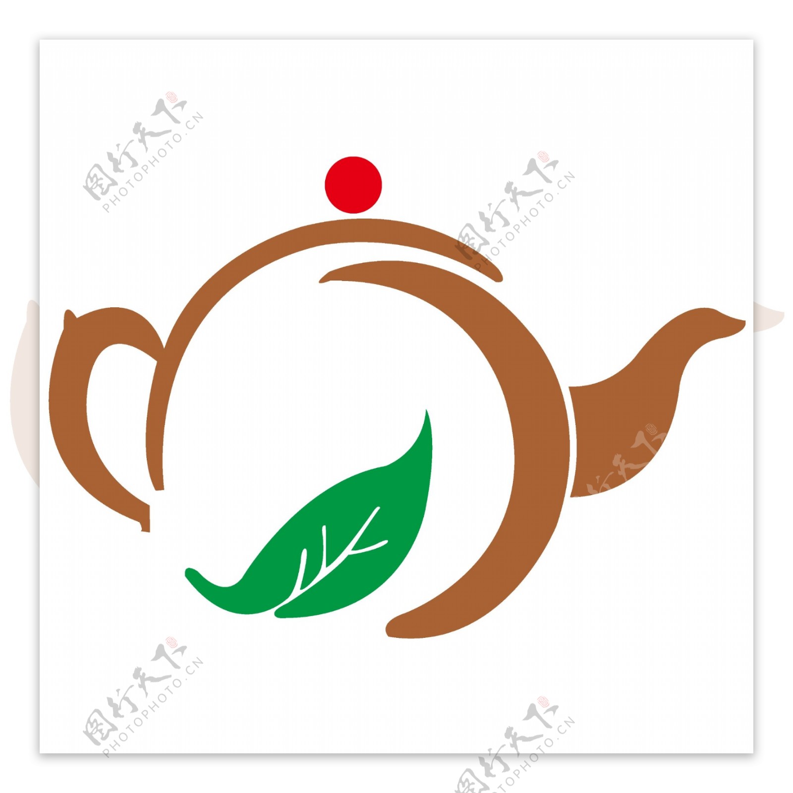 创意标志茶壶智能图像LOGO