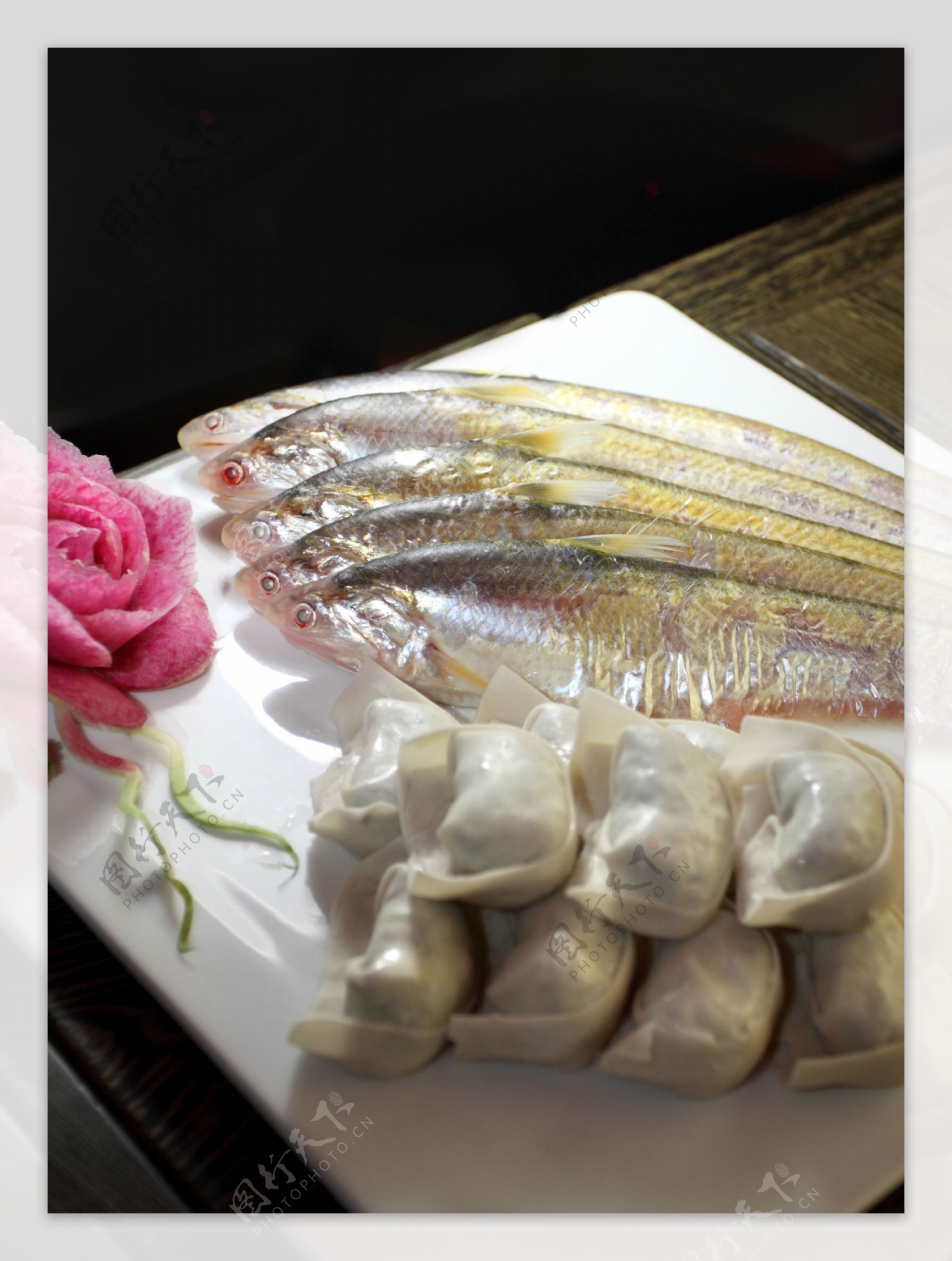 国内美食海鲜饺子图片