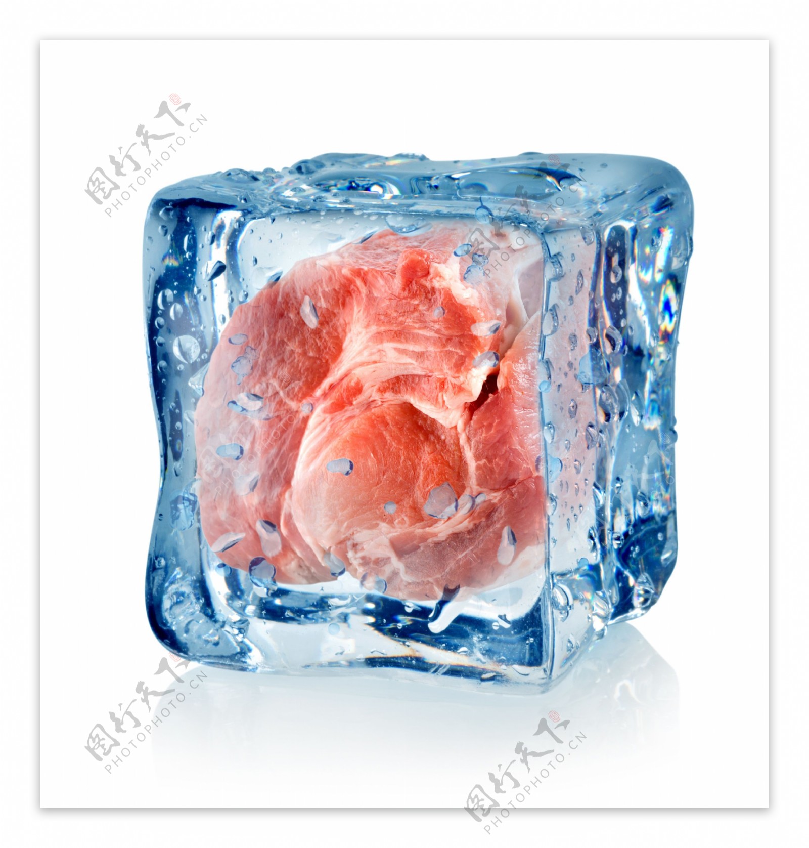 鲜肉冰冻冷藏图片