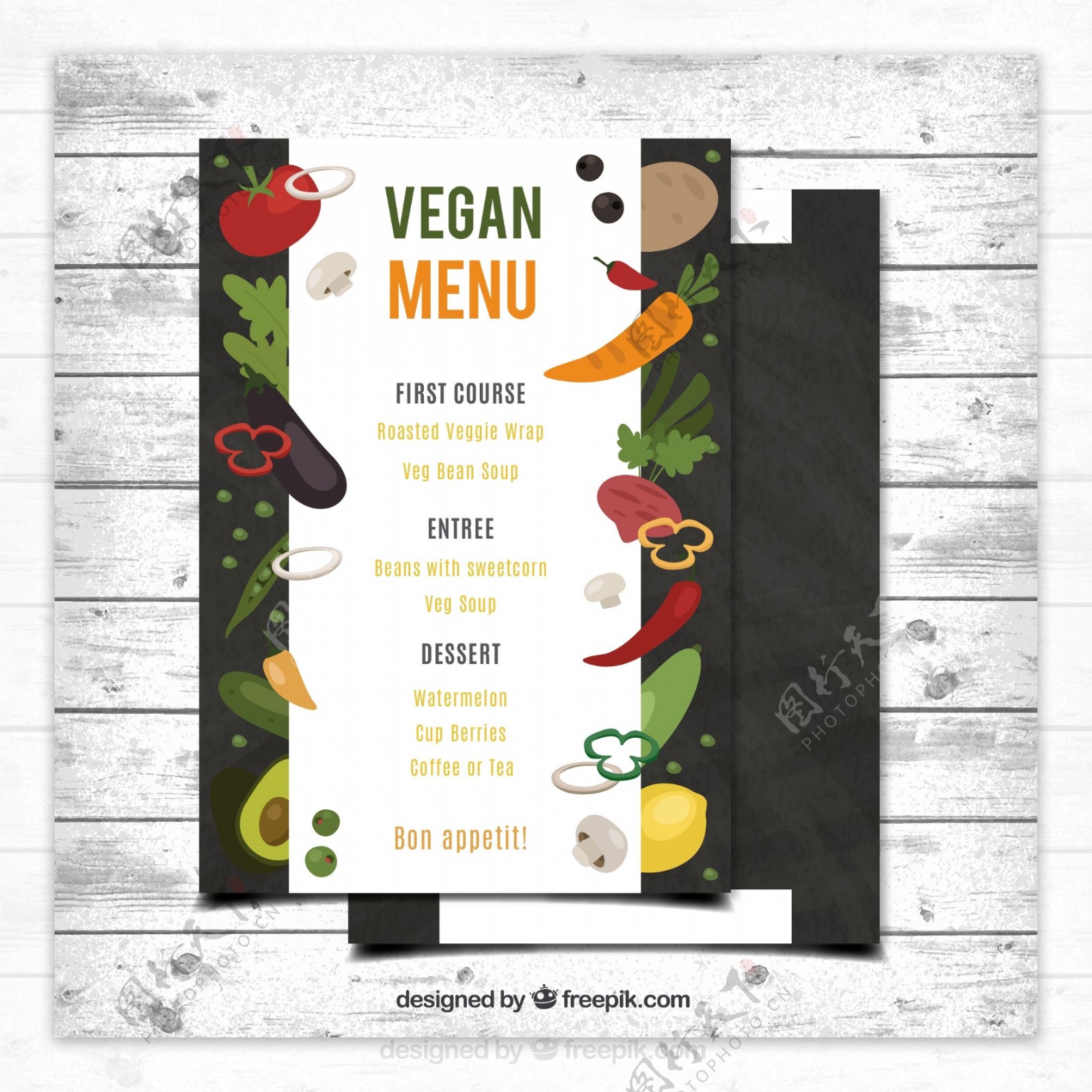 菜单蔬菜食品海报图片素材-编号32755220-图行天下