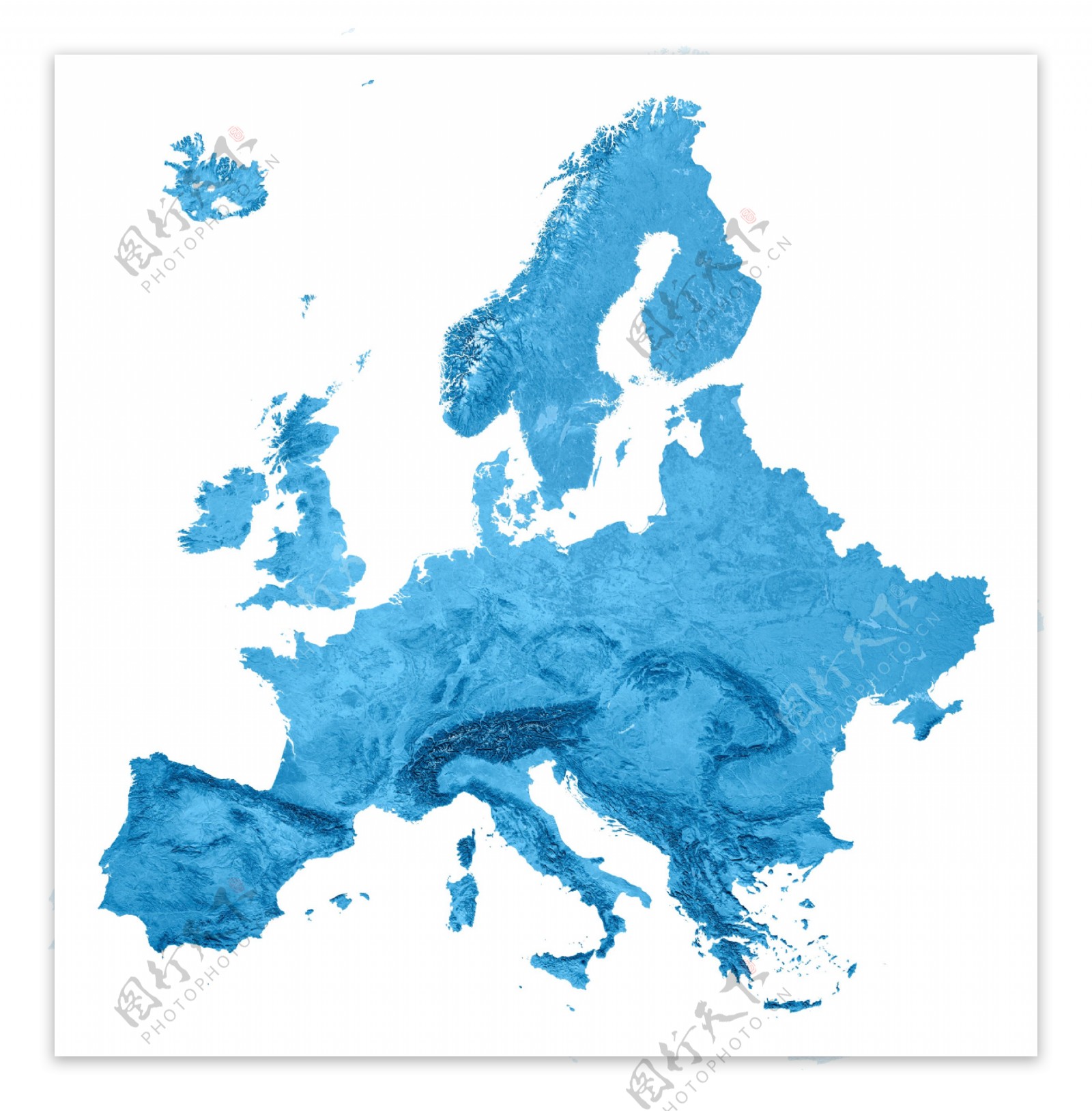 西欧地图图片