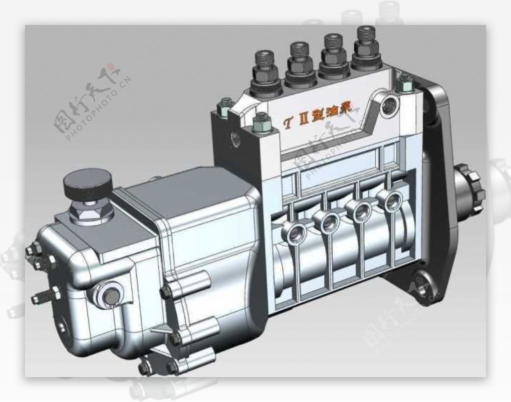 柴油泵机械模型