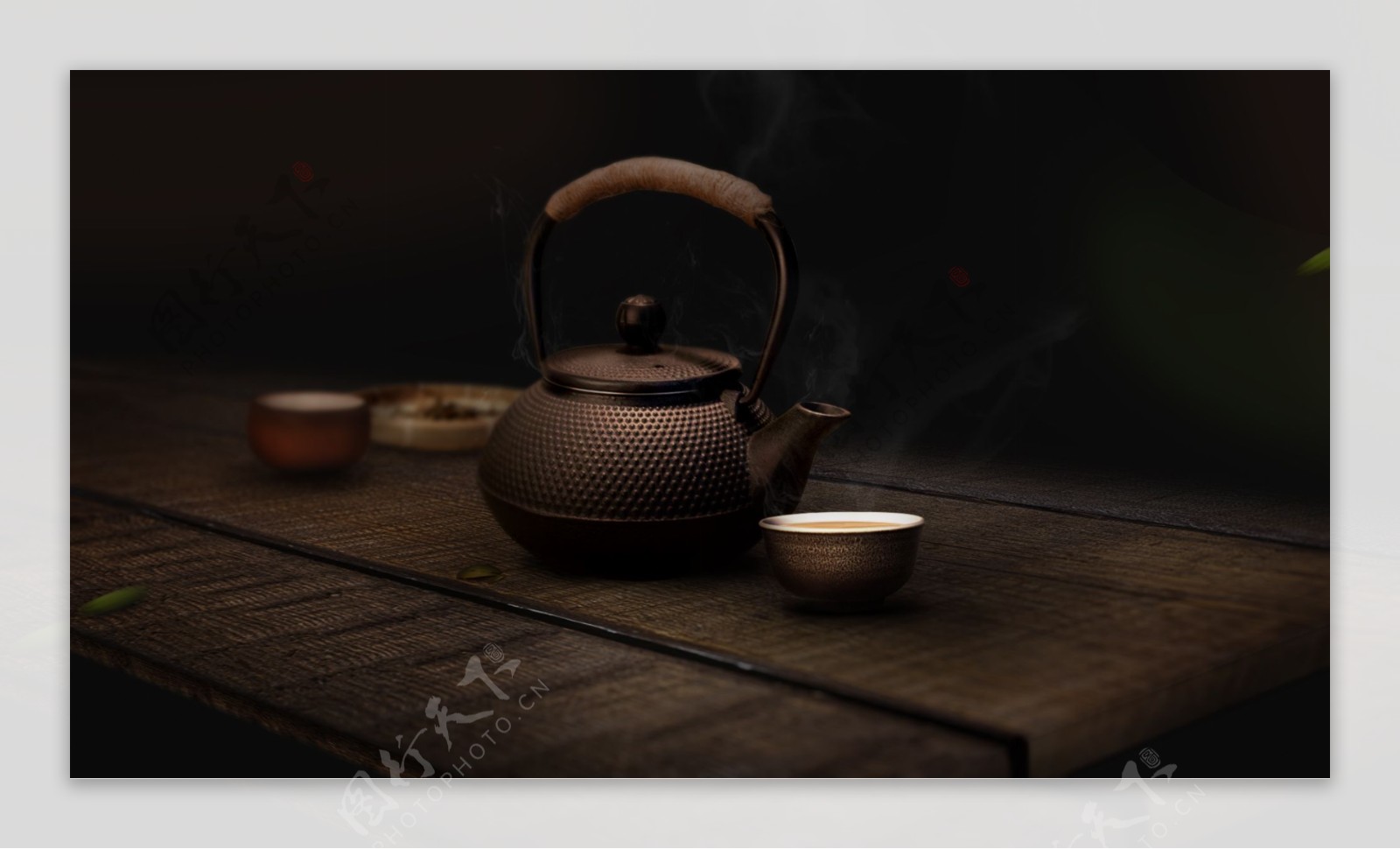 茶壁纸茶壶场景