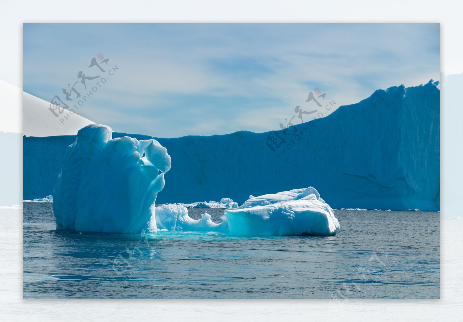 冰川冰山摄影图片