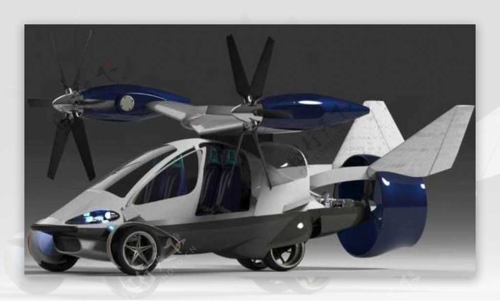 概念飞行车机械模型